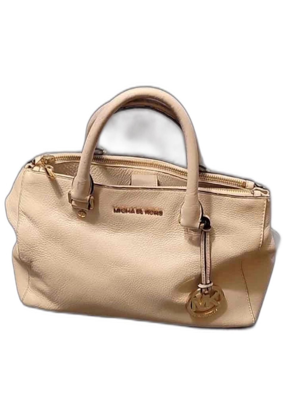 MICHAEL Michael Kors Cream Colored Leather Satchel GREAT CONDITION
